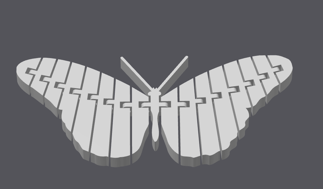 Articulated Butterfly